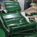 Зеленый / темно-зеленый светлый плинтус конвейерной ленты из ПВХ